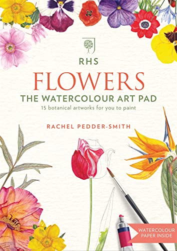 RHS Flowers The Watercolour Art Pad RHS Flowers The Watercolour Art Pad