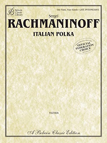 Italian Polka: Piano Duet (1 Piano, 4 Hands) Sheet (Belwin Classic Library)