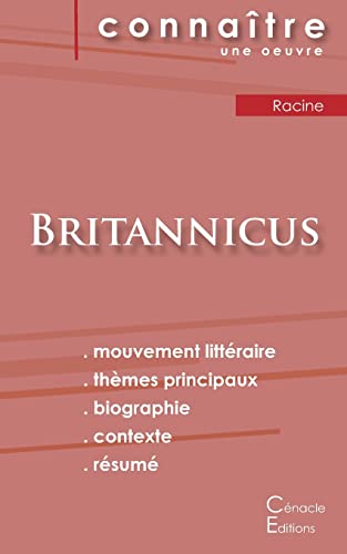 Fiche de lecture Britannicus de Racine (Analyse littéraire de référence et résumé complet)