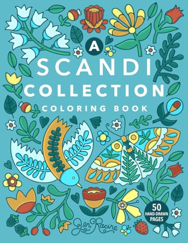 A Scandi Collection Coloring Book: Scandinavian-Inspired Joyful Coloring for Everyone von Eclectic Esquire Media, LLC