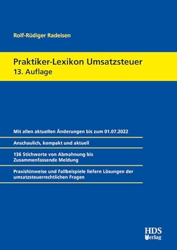 Praktiker-Lexikon Umsatzsteuer von HDS-Verlag