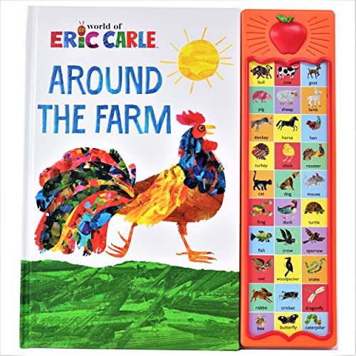 World of Eric Carle, Around the Farm 30-Button Animal Sound Book - Great for First Words - PI Kids von PI Kids