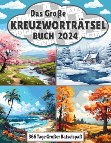 Kreuzworträtsel Buch 2024: 366 große Rätsel für spannenden Rätselspaß I Mit Kalenderfunktion für wichtige Notizen & Termine I Große Schrift inkl. Lösungen Kreuzworträtsel Buch 2024: 366 große Rätsel für spannenden Rätselspaß I Mit Kalenderfunktion für wichtige Notizen & Termine I Große Schrift inkl. Lösungen von Independently published