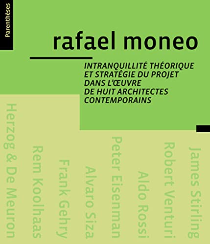 INTRANQUILITE THEORIQUE ET STRATEGIE DU PROJET INTRANQUILITE THEORIQUE ET STRATEGIE DU PROJET von PARENTHESES