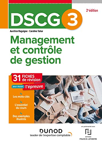 DSCG 3 Management et contrôle de gestion - Fiches 2023-2024: fiches de révisions 2023-2024