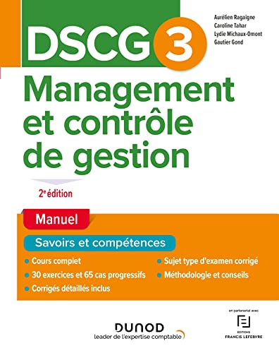 DSCG 3 Management et contrôle de gestion - Manuel - 2e éd. von DUNOD