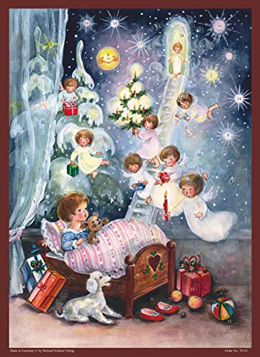 Adventskalender "Engelstraum": Papier-Adventskalender