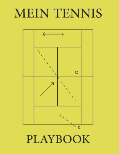 Tennis-Playbook 100 Seiten: Tennis Coaching Playbook zum Erstellen von Spielen, Übungen und Training