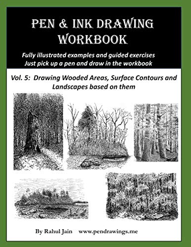Pen and Ink Drawing Workbook Vol 5: Learn to Draw Pleasing Pen & Ink Landscapes (Pen and Ink Workbooks) von Createspace Independent Publishing Platform
