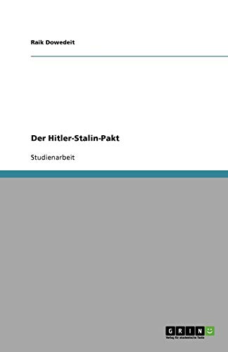 Der Hitler-Stalin-Pakt von Books on Demand