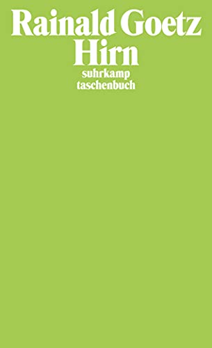 Hirn: Schrift (suhrkamp taschenbuch)