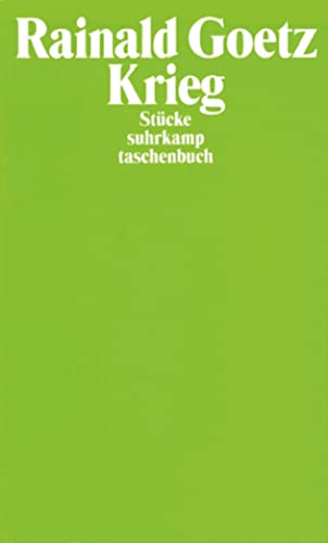 Krieg: Stücke (suhrkamp taschenbuch) von Suhrkamp Verlag AG