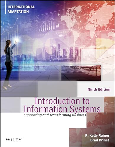 Introduction to Information Systems, International Adaptation Introduction to Information Systems, International Adaptation