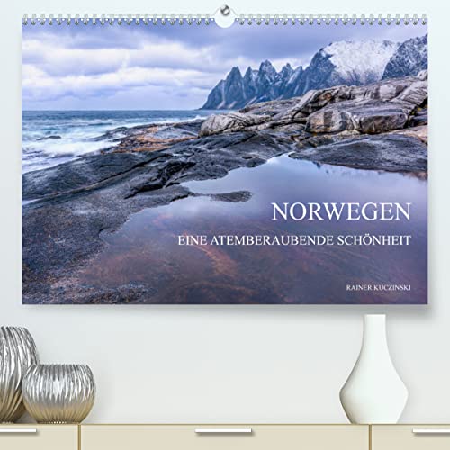 NORWEGEN - EINE ATEMBERAUBENDE SCHÖNHEIT (hochwertiger Premium Wandkalender 2024 DIN A2 quer), Kunstdruck in Hochglanz