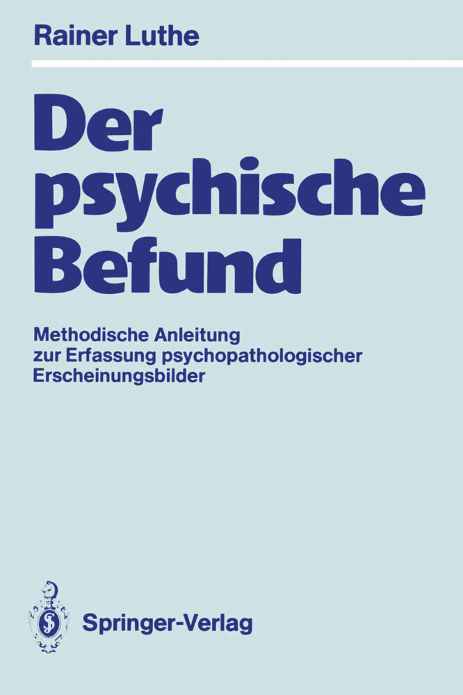 Der psychische Befund von Springer Berlin Heidelberg
