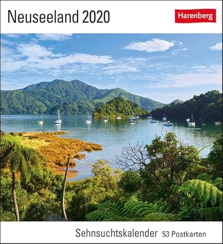 Neuseeland Postkartenkalender 2020. Wochenkalendarium. Blockkalender. Format 16 x 17,5 cm: Sehnsuchtskalender, 53 Postkarten