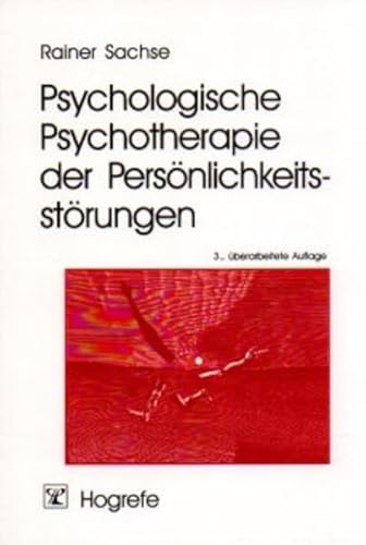 Psychologische Psychotherapie der Persönlichkeitsstörungen