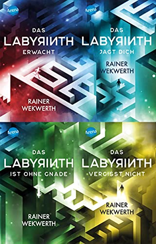 Die Labyrinth-Serie Band 1-4 plus 1 exklusives Postkartenset