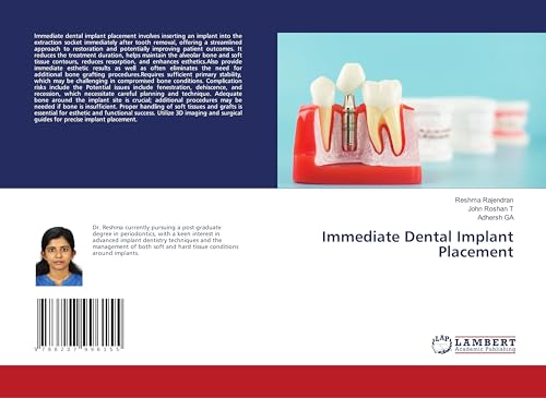 Immediate Dental Implant Placement