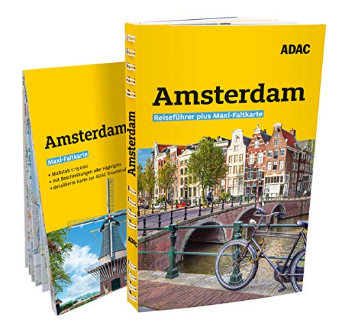 ADAC Reiseführer plus Amsterdam: Mit Maxi-Faltkarte und praktischer Spiralbindung