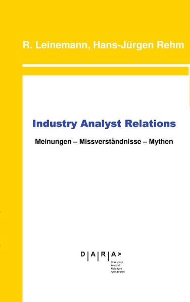 Industry Analyst Relations von Books on Demand