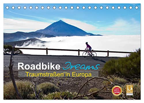 Roadbike Dreams. Traumstraßen in Europa (Tischkalender 2024 DIN A5 quer), CALVENDO Monatskalender von CALVENDO