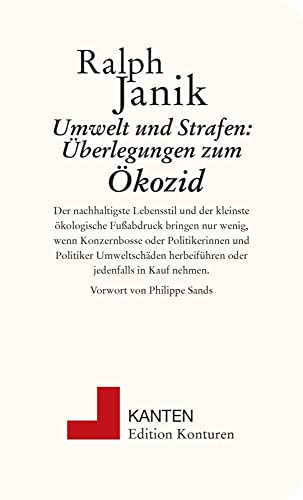 Umwelt und Strafe: Überlegungen zum Ökozid von Edition Konturen