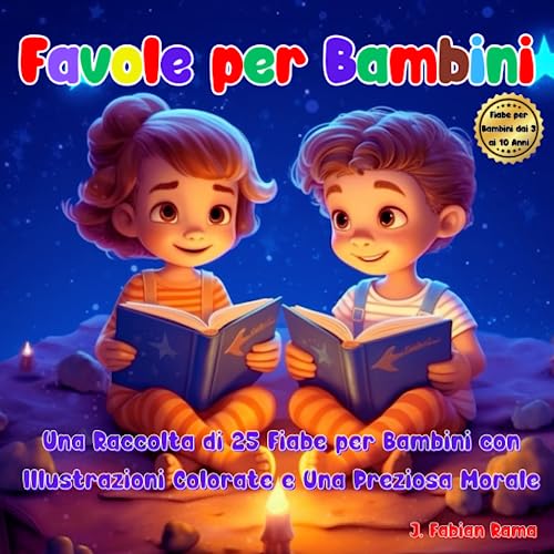 Favole per Bambini: Una Raccolta di 25 Fiabe Affascinanti ed Educative Che Insegnano Valori Importanti Come L'autostima, Il Credere Nei Propri Sogni, ... Piccolo Capolavoro Con Una Morale Alla Fine. Favole per Bambini: Una Raccolta di 25 Fiabe Affascinanti ed Educative Che Insegnano Valori Importanti Come L'autostima, Il Credere Nei Propri Sogni, ... Piccolo Capolavoro Con Una Morale Alla Fine. von Independently published
