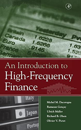 An Introduction to High-Frequency Finance von Academic Press
