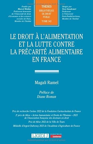 Le droit à l'alimentation et la lutte contre la précarité alimentaire en France (343) von LGDJ