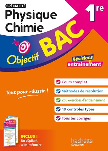Objectif BAC 1re spécialité Physique Chimie BAC 2025 von HACHETTE EDUC