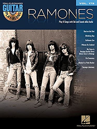 Ramones: Play 8 Songs With Tab and Sound-alike Audio: Guitar Play-Along Volume 179