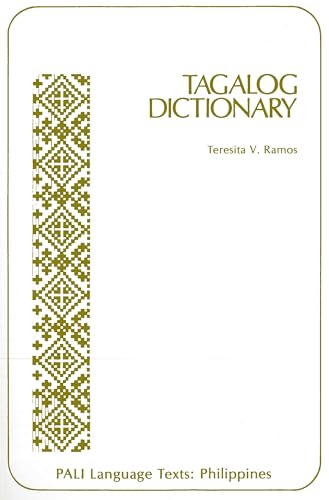 Tagalog Dictionary (Pali Language Texts--Philippines)