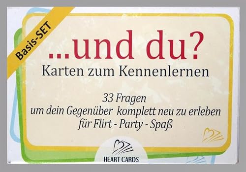 ...und du? - Basisset: Karten zum Kennenlernen: Karten zum Kennenlernen. 33 Fragen um dein Gegenüber komplett neu zu erleben für Flirt - Party - Spaß (...und du?: Karten zum Kennenlernen) von Acasha