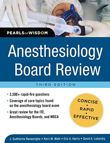 Anesthesiology Board Review Pearls of Wisdom 3/E (Pearls of Wisdom Medicine)
