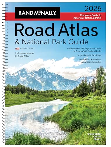 Rand McNally Road Atlas & National Park Guide 2026: United States, Canada, Mexico (Rand McNally Road Atlas & National Park Guides) Rand McNally Road Atlas & National Park Guide 2026: United States, Canada, Mexico (Rand McNally Road Atlas & National Park Guides) von Rand McNally
