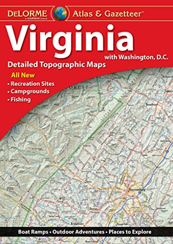 Delorme Atlas & Gazetteer: Virginia