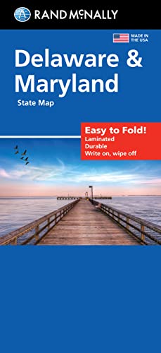 Rand McNally Easy to Fold: Delaware, Maryland Laminated Map von Rand McNally