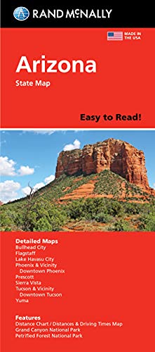 Rand McNally Easy to Read Folded Map: Arizona State Map von Rand McNally
