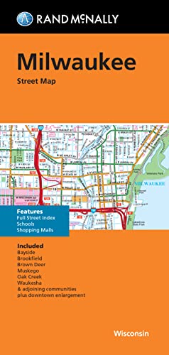 Rand McNally Folded Map: Milwaukee Street Map
