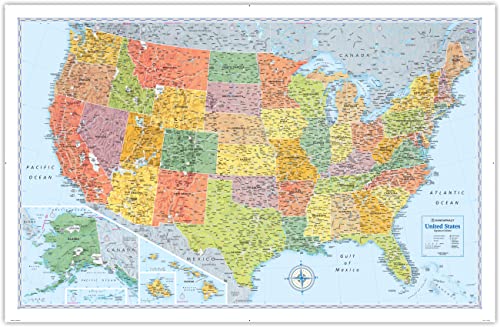 Rand McNally Signature Edition U.S. Wall Map - Folded Rand McNally Signature Edition U.S. Wall Map - Folded