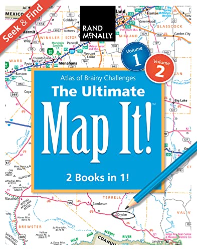 Rand McNally: The Ultimate Map It!(tm) Seek & Find Atlas of Brainy Challenges