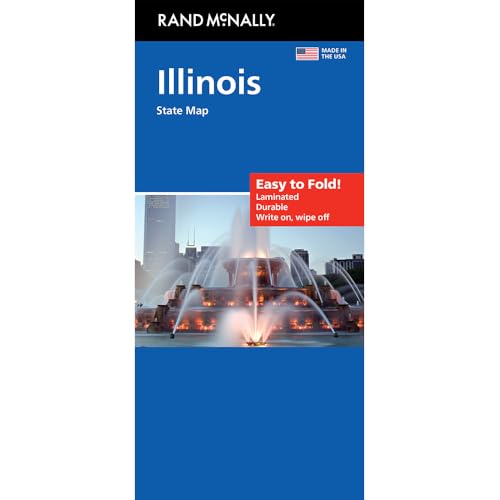 Rand McNally Easy to Fold: Illinois State Laminated Map Rand McNally Easy to Fold: Illinois State Laminated Map von Rand McNally