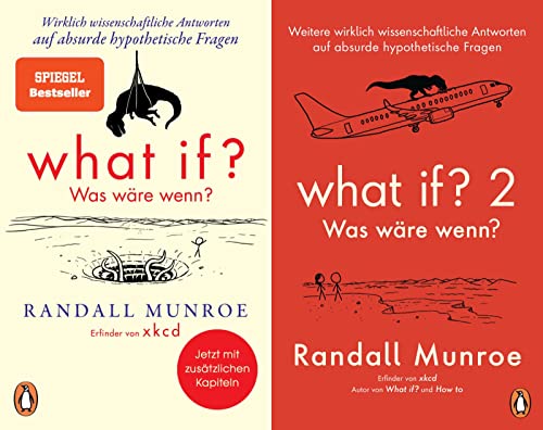 What if? Band 1+2 von Randall Munroe + 1 exklusives Postkartenset