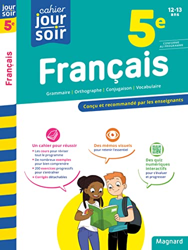 Français 5e - Cahier Jour Soir: Conçu et recommandé par les enseignants von MAGNARD