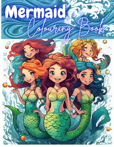 Magical Mermaids Coloring Book for Kids Ages 4-8: Fun & Creative Underwater Adventures von Independently published