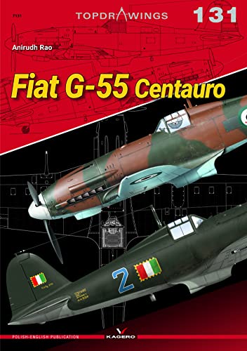 Fiat G-55 Centauro (Topdrawings, 7131) von Kagero Oficyna Wydawnicza