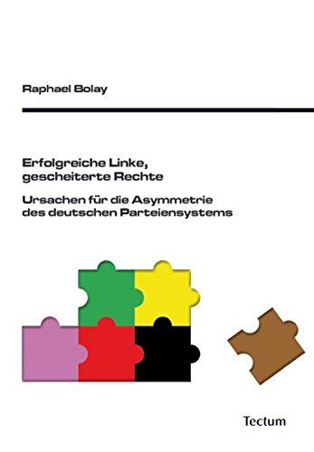 Erfolgreiche Linke, gescheiterte Rechte: Ursachen für die Asymmetrie des deutschen Parteiensystems Erfolgreiche Linke, gescheiterte Rechte: Ursachen für die Asymmetrie des deutschen Parteiensystems von Tectum Wissenschaftsverlag