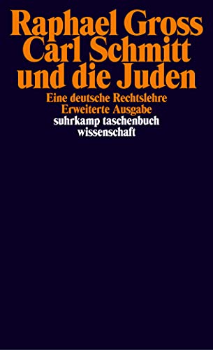 Carl Schmitt und die Juden: Eine deutsche Rechtslehre (suhrkamp taschenbuch wissenschaft)