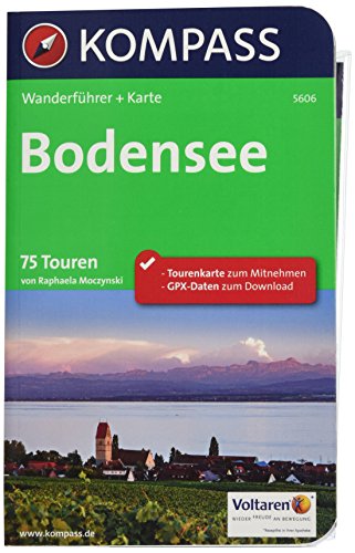 KOMPASS Wanderführer Bodensee: Wanderführer mit Extra-Tourenkarte 1:75.000, 75 Touren, GPX-Daten zum Download.